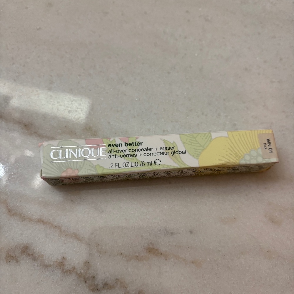 NEW Clinique Even Better All-Over Concealer + Eraser NEW in Box